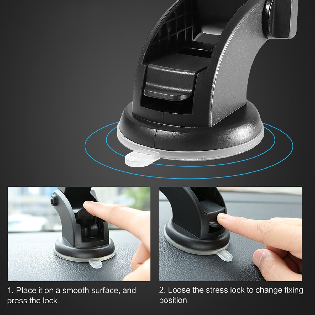 Flexible Arm Dashboard Phone Holder