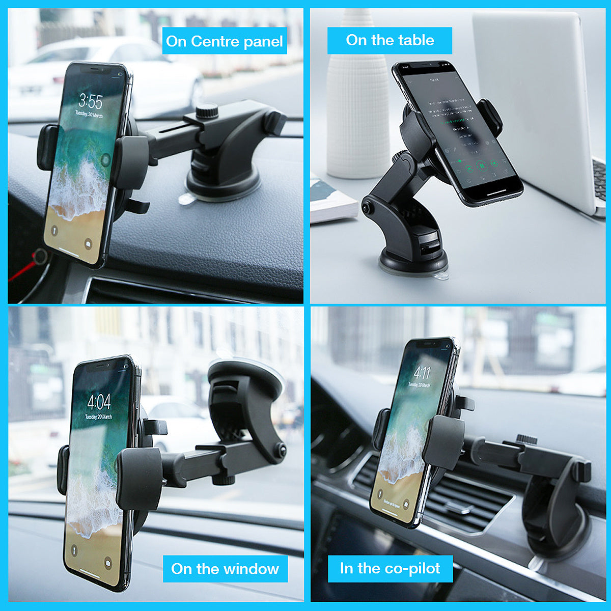 Flexible Arm Dashboard Phone Holder