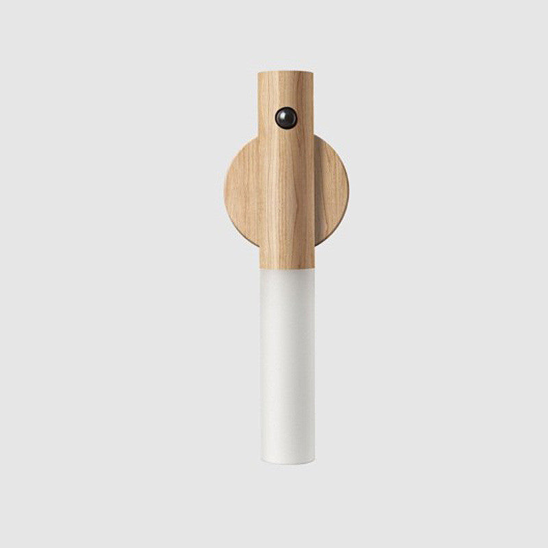 Magnetic USB Wireless Wood Night Lamp