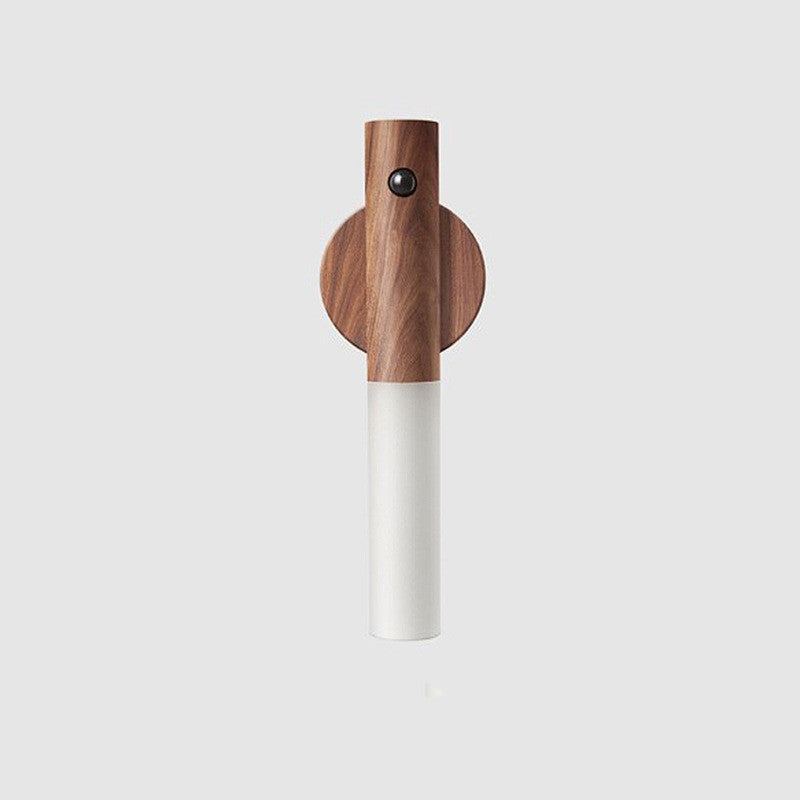 Magnetic USB Wireless Wood Night Lamp