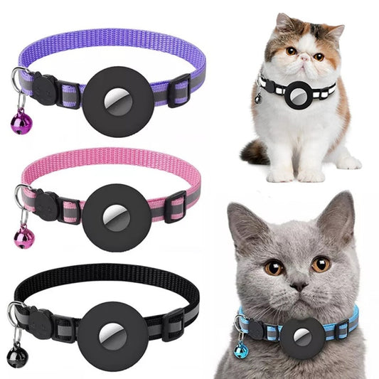 Cat & Dog Reflective Collar with Airtag Holder