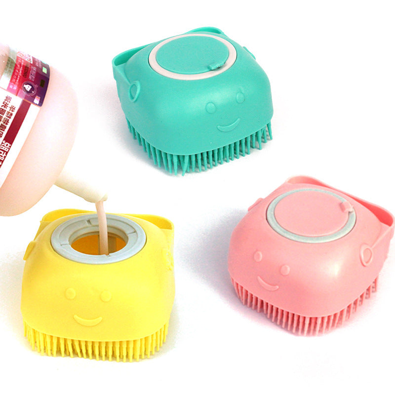 Multi-Function Dog & Cat Silicone Bath Brush